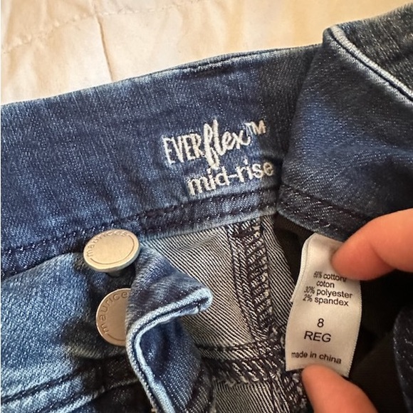 Maurice’s flare leg jeans, size 8 - Picture 2 of 3